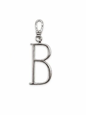 Lulu Frost Silver Letter B Charm Pendant